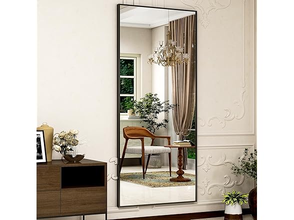 Easly Full Length Mirror 64"x21" Black