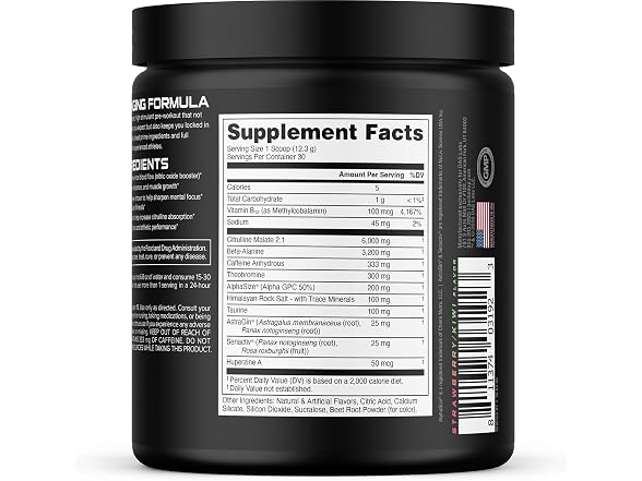 Bucked Up Woke HIGH STIM Pre Workout Best Tasting