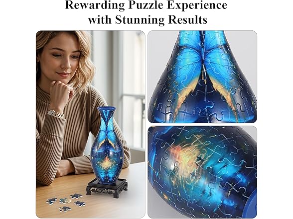 3D Puzzle Vase for Adults