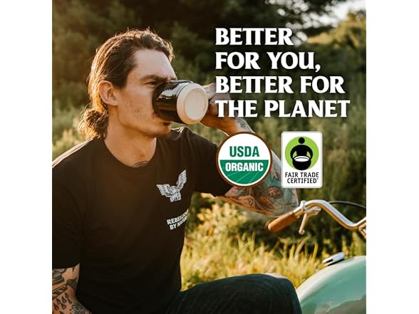 Death Wish Coffee, Organic Dark Roast Whole Bean