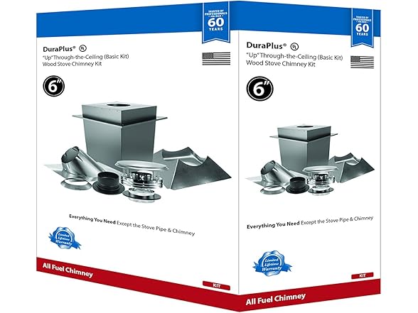 Duravent 6" DuraPlus Basic Through the