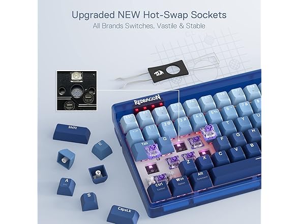 Redragon K656 PRO Wireless RGB Gaming Keyboard