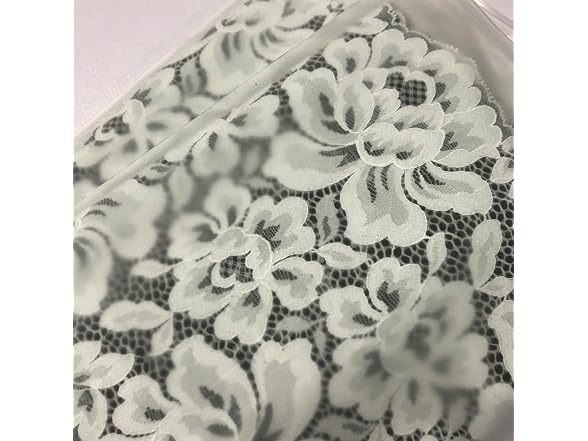 Olive Lace 9.5 Inches Wide Stretchy Lace