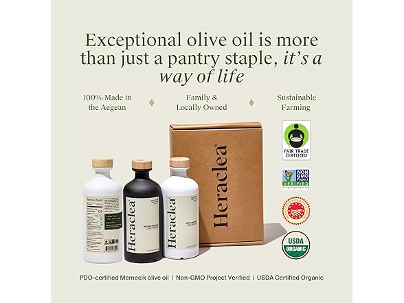 Heraclea Extra Virgin Olive Oil, 16.9oz