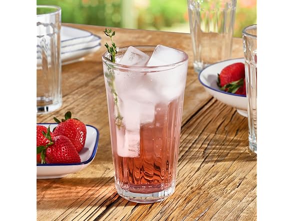 Mikasa Mable Glass Tumbler Set of 6 