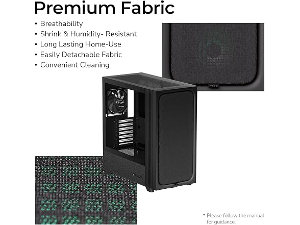 TRYX FLOVA Black Mid-Tower ATX PC Case