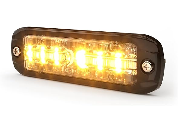 ECCO LED Amber Warning Light 6 LEDs