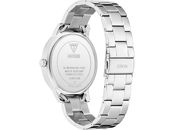 Guess Men's 44mm Watch Silver Tone Stainless Steel