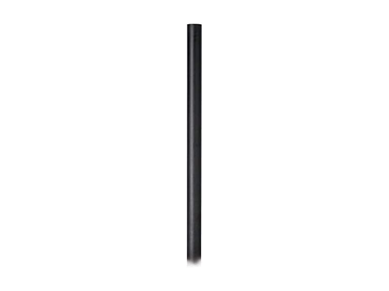 Black 84" High Modern Outdoor Direct Burial Post