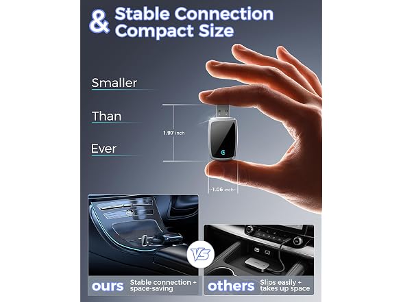 vnilrgle Wireless CarPlay Adapter 2026