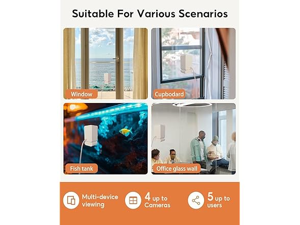 CowWolf Window Camera for Home Security