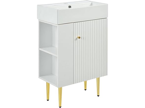 BNSPLY 22 Inch Bathroom Vanity with Sink