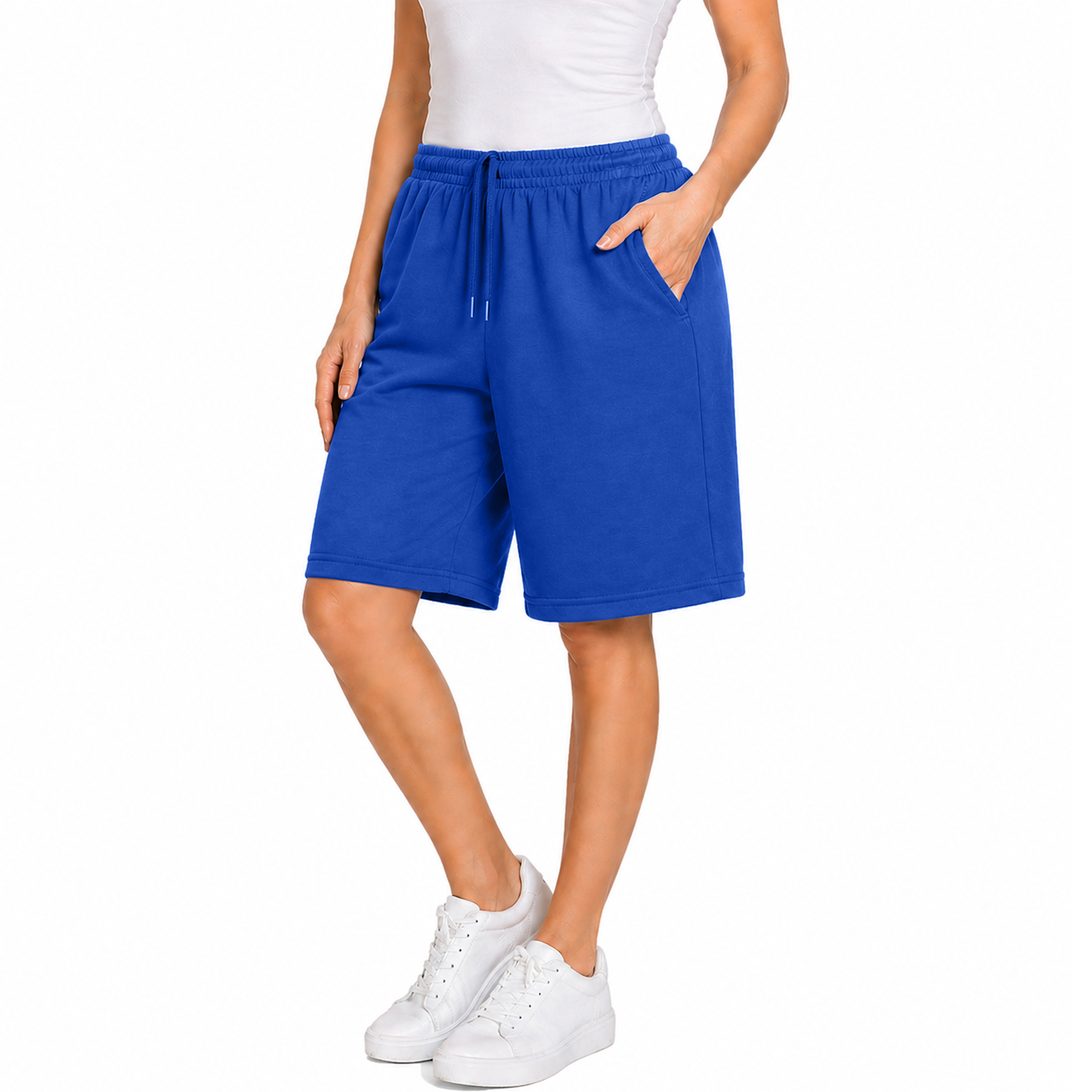5Pk Womens Loose Fit Lounge Shorts - Gallery 16