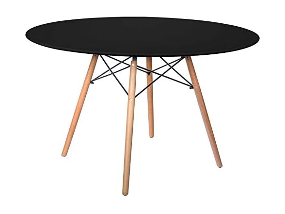 LeisureMod Dover Round Dining Table