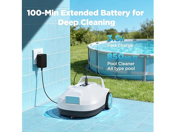 Tnbacious Cordless Robotic Pool Vacuum