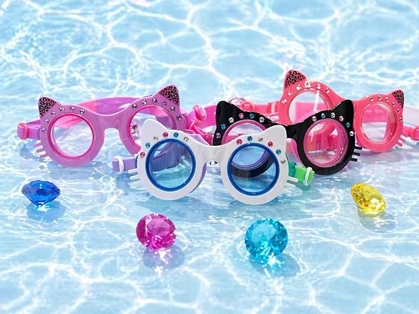 H2O Life Cat Ear Shaped Swim Goggles