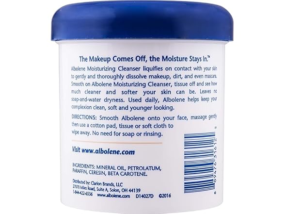 Albolene Face Moisturizer and Makeup Remover