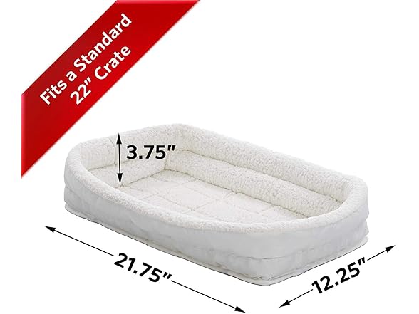 Midwest XS QuietTime Bolster Pet Bed