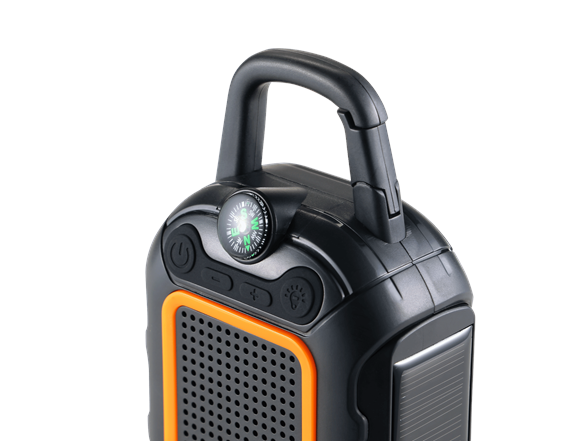 Solar Wireless Speaker with Compass