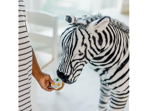 Melissa & Doug Giant Striped Zebra