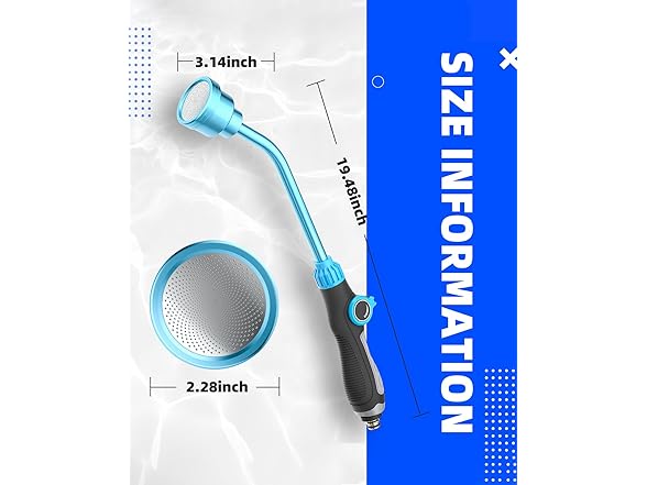 DTRK 19" Watering Wand, 1000 Holes