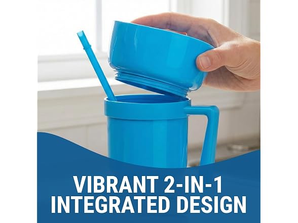 Fun Express Snack & Drink 2-in-1 Combo Turquoise Tumbler