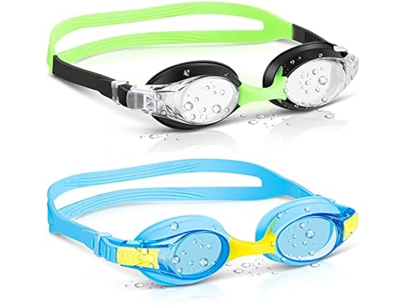 Portzon Unisex-kids swim goggles,Anti Fog