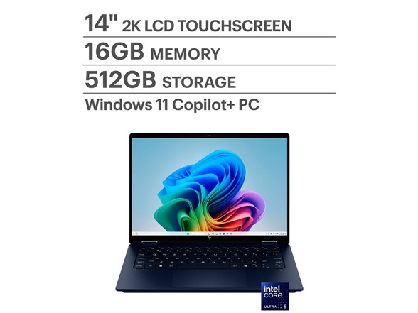 HP OmniBook X Flip 2-in-1 14" 2K Laptop