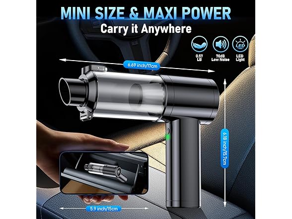 Yedop Portable Car Vacuum