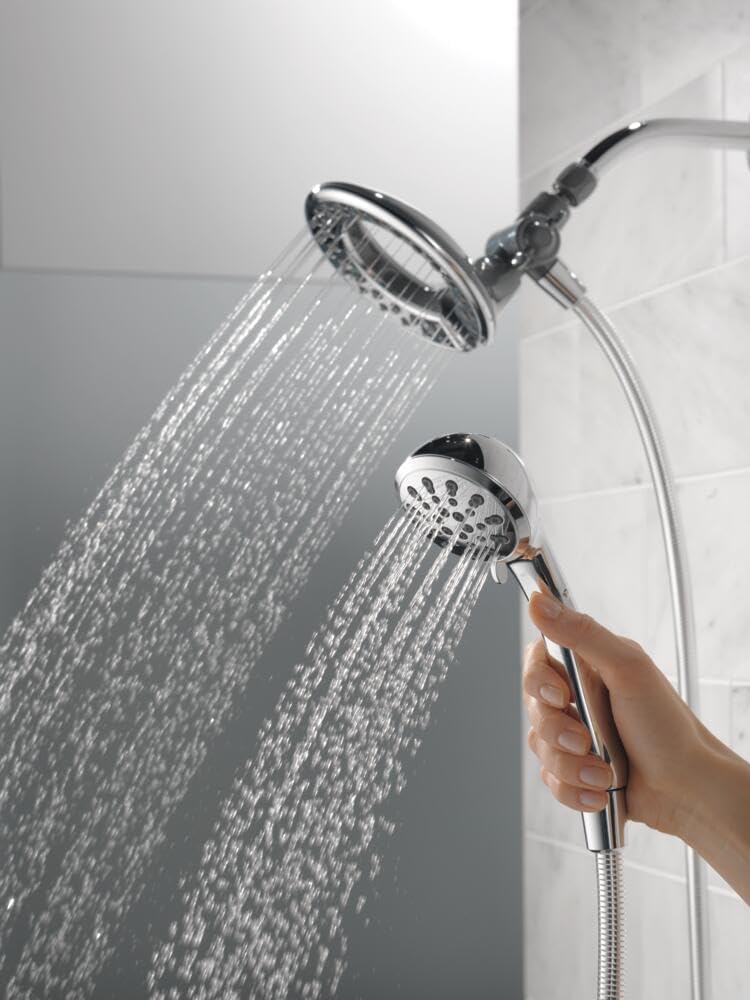 Delta Faucet In2ition 2-in-1 Shower Head (Chrome 75486C) - Gallery 11