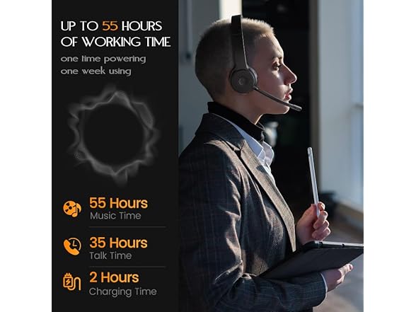 EKSA Wireless Headset, Bluetooth V5.2