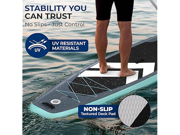 SereneLife 11’ Inflatable Stand Up Paddle