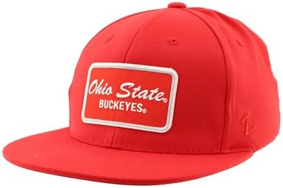 ZHATS Standard NCAA Officially Licensed Fitted Hat M15Z Brick Team Color, Medium