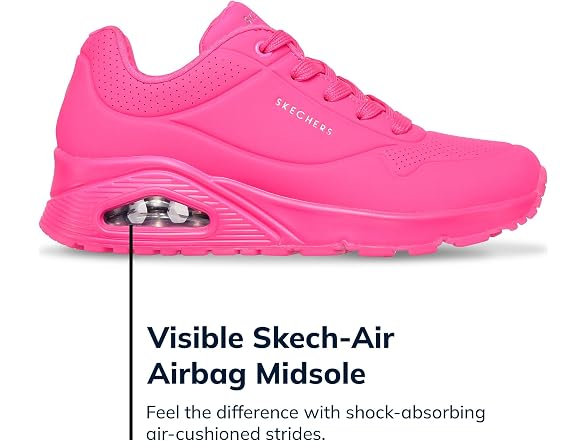 Skechers Women's Uno-Night Shades Sneaker (8 Wide)