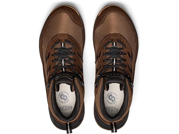 KEEN Men's Hightrail Mid Height Durable Lightweight Breathable Leather Waterproof Hiking Boots