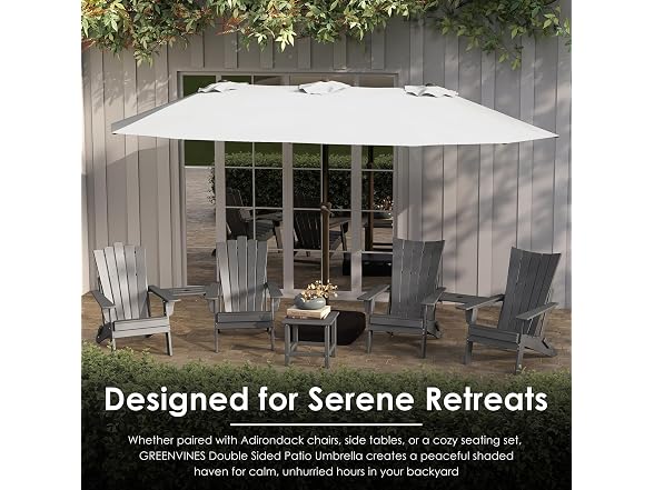 GREENVINES 15FT-Double-Sided-Patio-Umbrella-with-Base