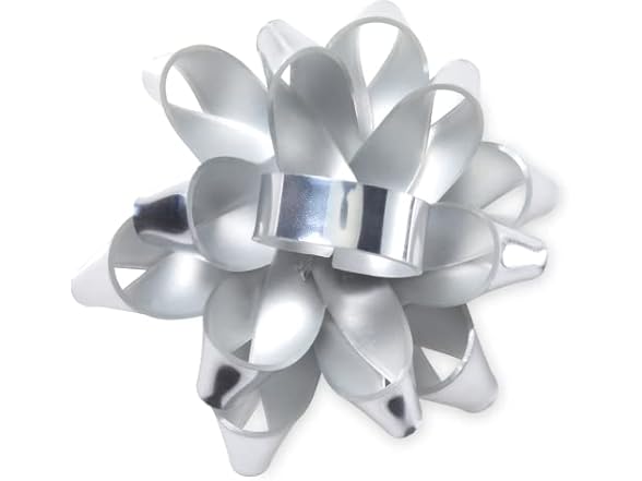 Silver Present Bow