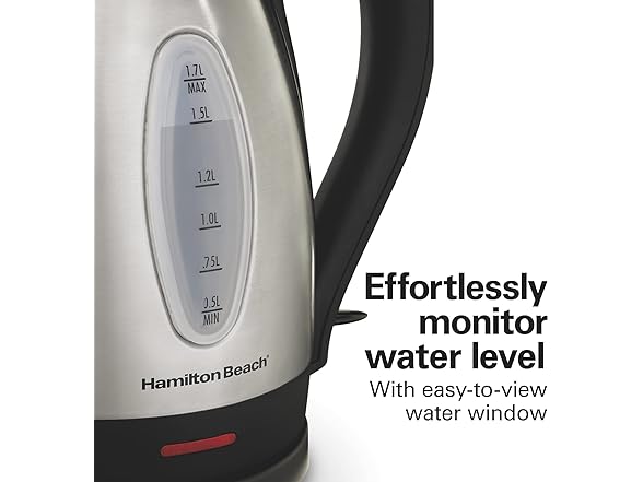 Hamilton Beach Electric Tea Kettle SS