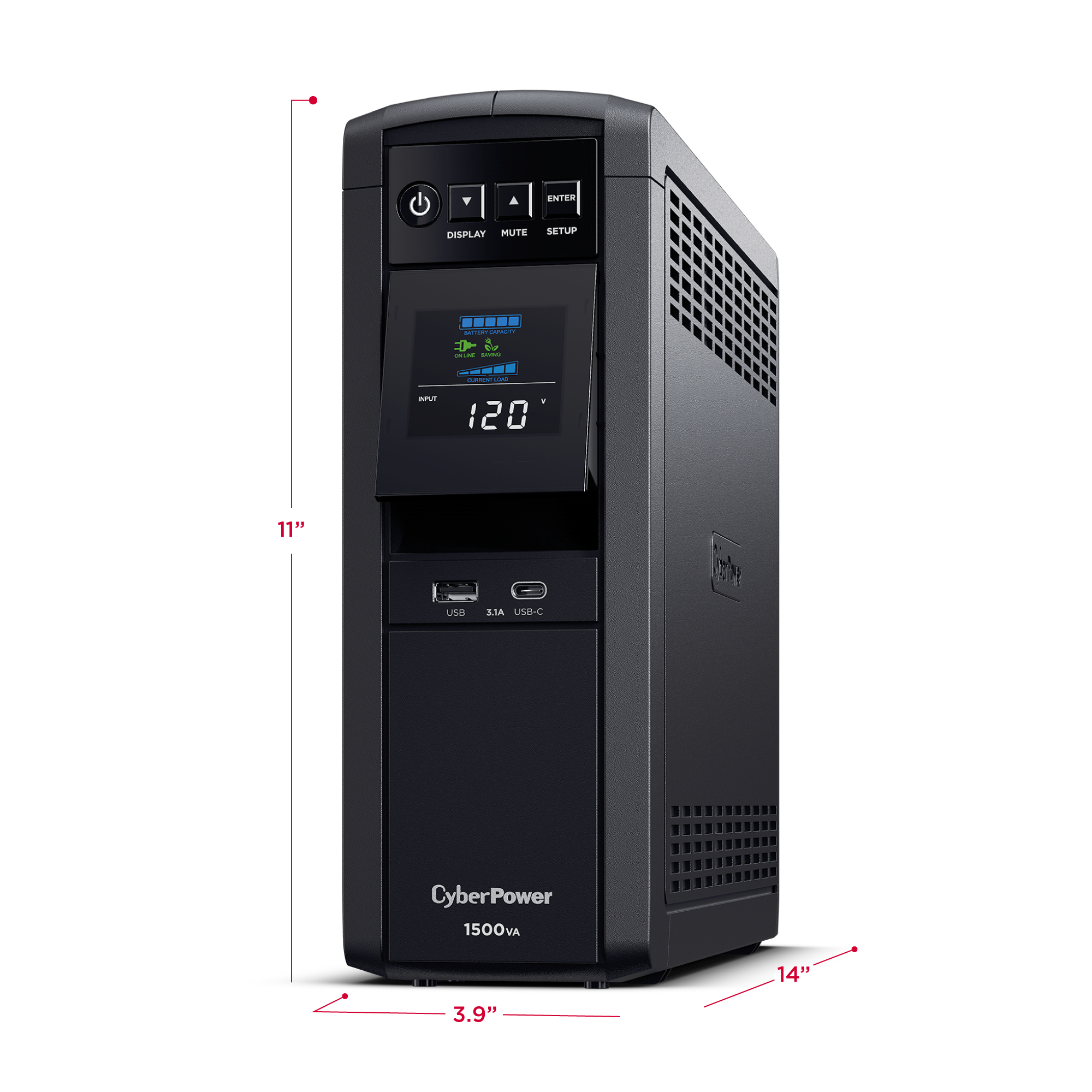 CyberPower 1500VA/1000W PFC Sinewave UPS System - Gallery 12