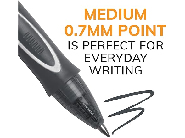 BIC Gelocity Quick Dry Black Gel Pens