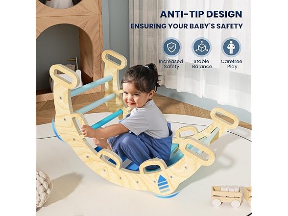 BlueWood  8-in-1 Pikler Triangle Set