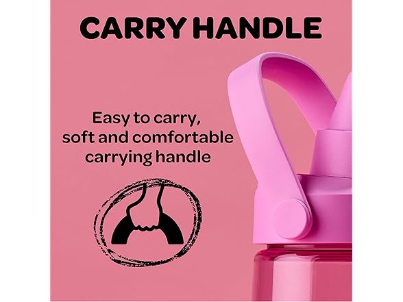 CamelBak Crayola Chug Bottle, 25oz, Pink Flamingo