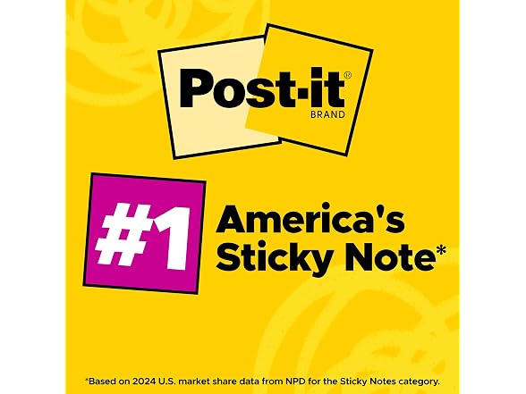 Post-it Post-it Super Sticky Lined Notes, 6