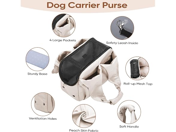 Dog Purse Carrier for Small Dogs