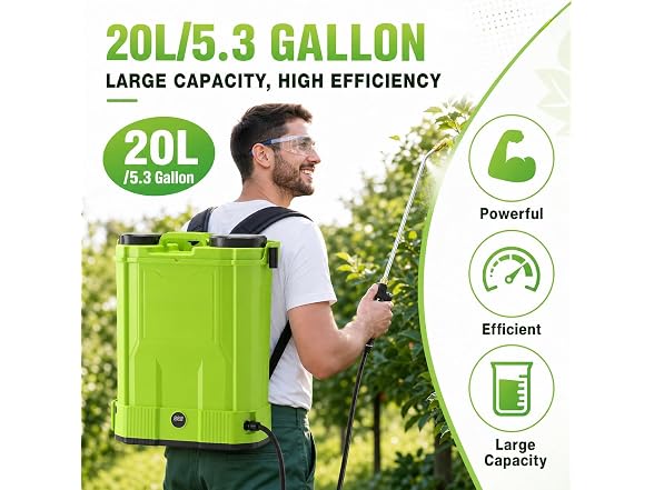 20L Battery Powered Backpack Sprayer
