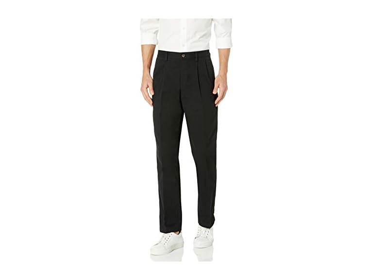 Amazon Essentials Men's Classic-Fit Wrinkle-Resistant Pleated Chino Pant