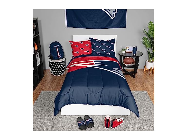 PATRIOTS Team Color Twin Bed Set 3pc
