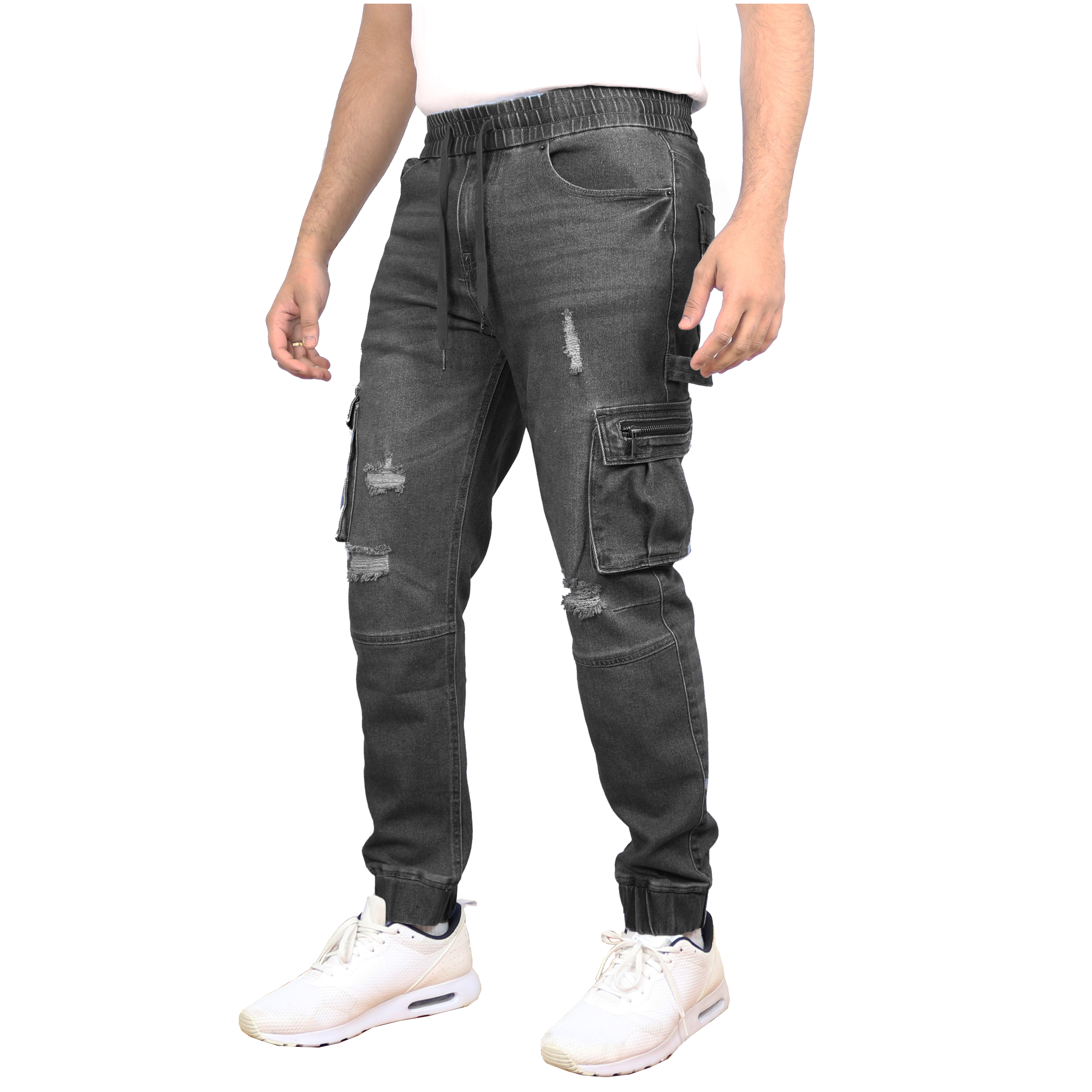 Men's Stretch Cargo Jean Jogger (S-3XL) - Gallery 24