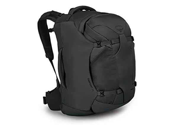 Osprey Farpoint 55L Men's Travel Backpack, Tunnel Vision Gre (Open Box)