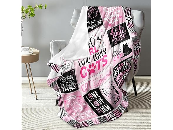 Zvzmzy Gift for Cats Lover Blanket
